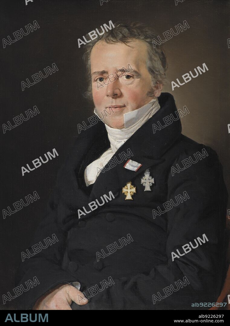 CHRISTIAN ALBRECHT JENSEN. Portrait of the Physicist Hans Christian Orsted, 1832-1833.