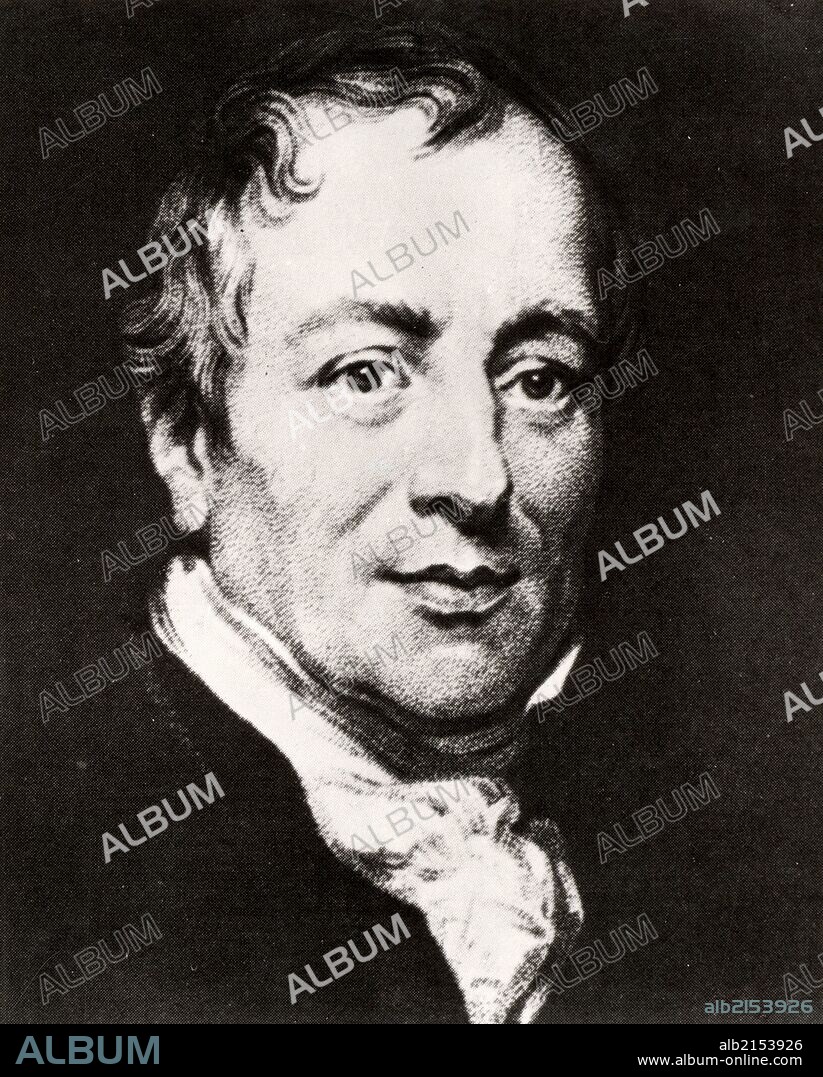 David Ricardo (1772-1823) British political economist, born in London, England, of a Sephardic Jewish family. Engraving. (Photo by: Universal History Archive/UIG via Getty Images).
