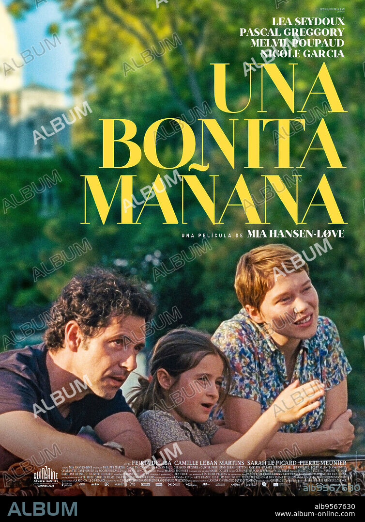 Poster of ONE FINE MORNING, 2022 (UN BEAU MATIN), directed by MIA HANSEN-LOVE. Copyright Arte France Cinéma.