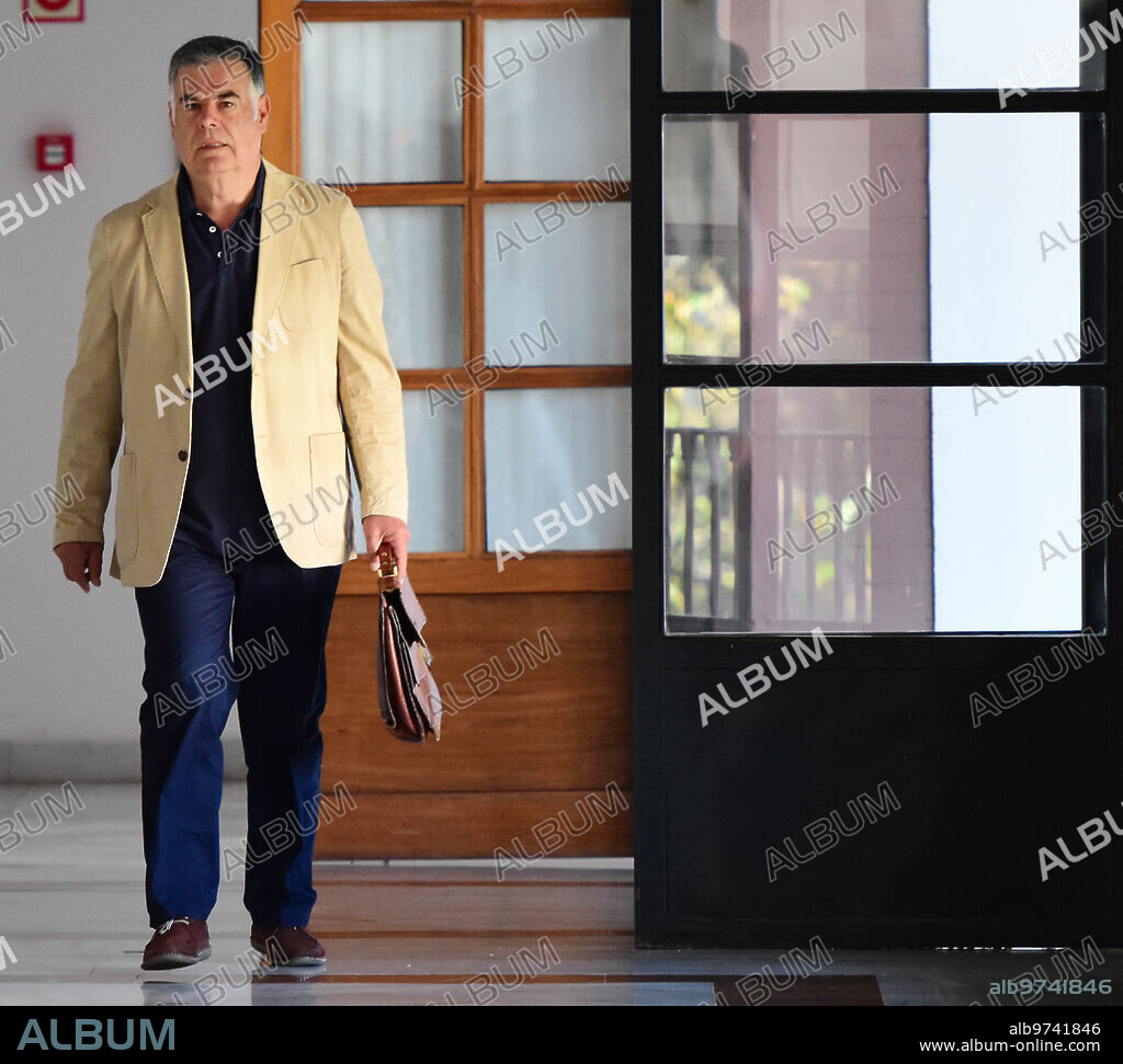 Seville, 05/30/2016. Commission of investigation into the training courses, the former councilor of the Junta de Andalucía, José Antonio Viera, appears. Photo: Juan José Úbeda ARCHSEV.