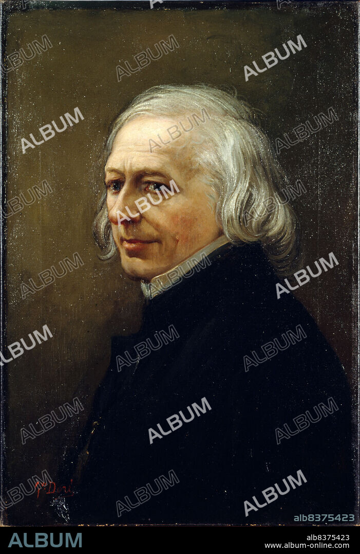 GUSTAVE DORé. Portrait de Charles Philipon (1800-1862), dessinateur et journaliste, c1860.