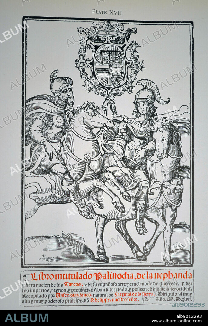 Title Page from Vasco Diaz Tanco. Palinodia. Orense, (privately printed by the Author). Dated 1547.