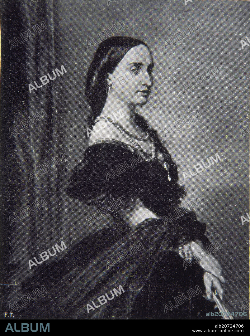 E- CARLOTA AMALIA (1840-1927) - EMPERATRIZ DE MEXICO ESPOSA DE MAXIMILIANO E HIJA DE LEOPOLDO I DE BELGICA.