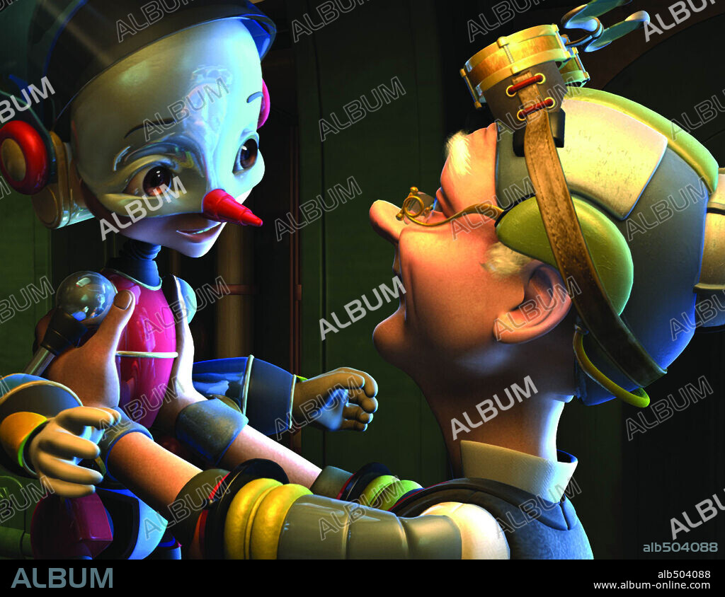 P3K: PINOCHO 3000, 2004 (P3K: PINOCCHIO 3000), dirigida por DANIEL ROBICHAUD. Copyright FILMAX ANIMATION/CINEGROUPE/ANIMAKIDS.