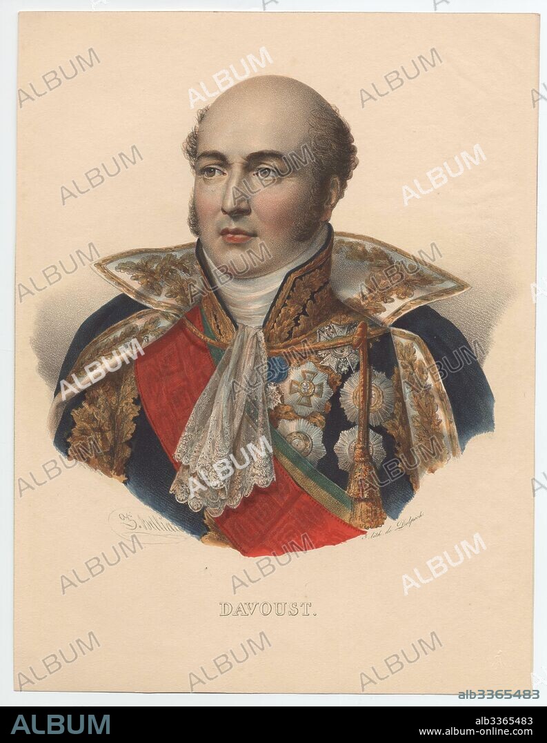 ANONYMOUS. Louis-Nicolas Davout (1770-1823), Marshal of France.