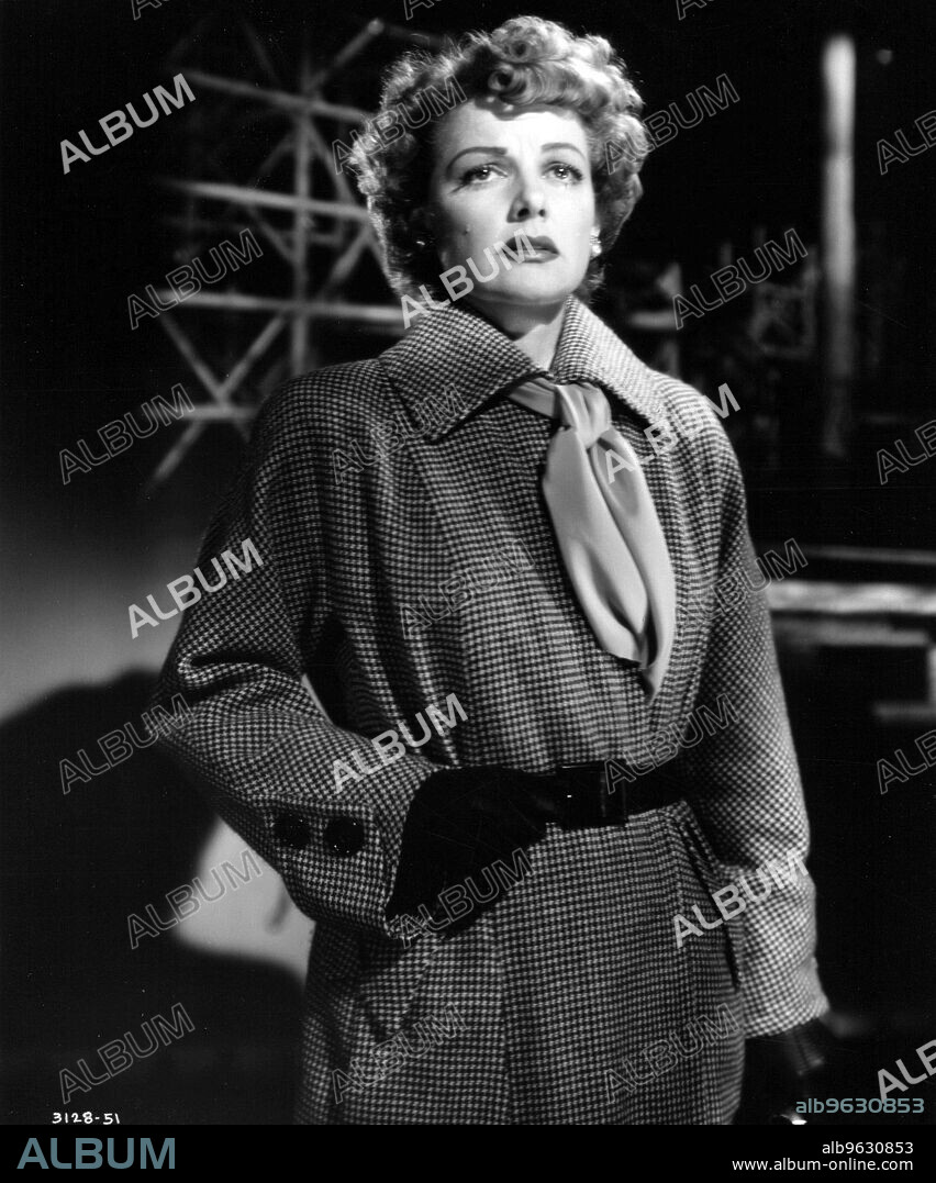 ANN SHERIDAN in WOMAN ON THE RUN, 1950, directed by NORMAN FOSTER. Copyright Fidelity Pictures Corporation.
