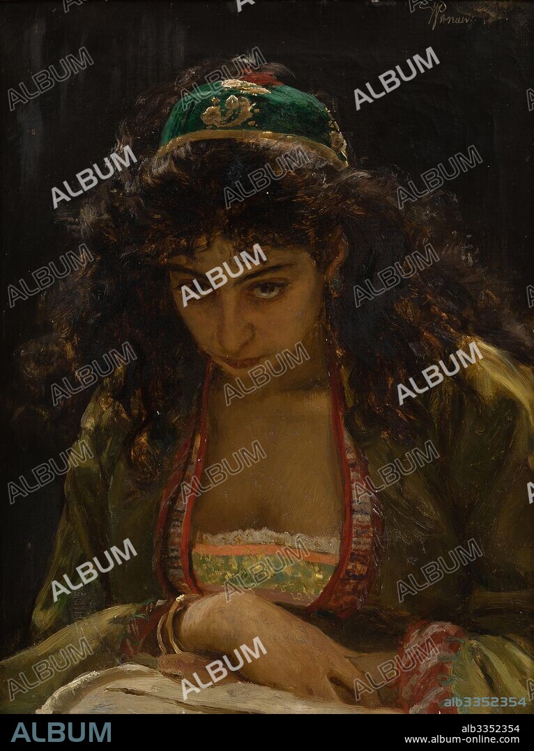 ILJA JEFIMOWITSCH REPIN. Persian. Study for "Sadko".