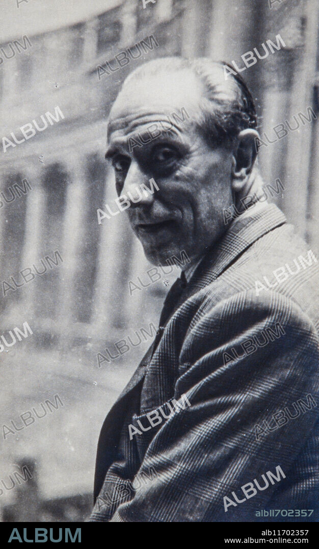 Josep Mestres Cabanes, pintor y escenógrafo catalán, 1958. Colección privada.