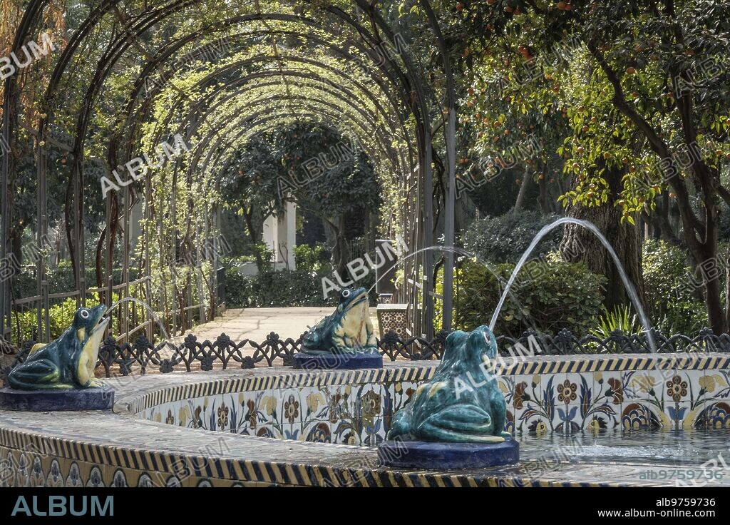 Seville, 03/03/2019. María Luisa Park. In the Image, the Fountain of the Frogs. Photo: Raúl Bent Archsev.