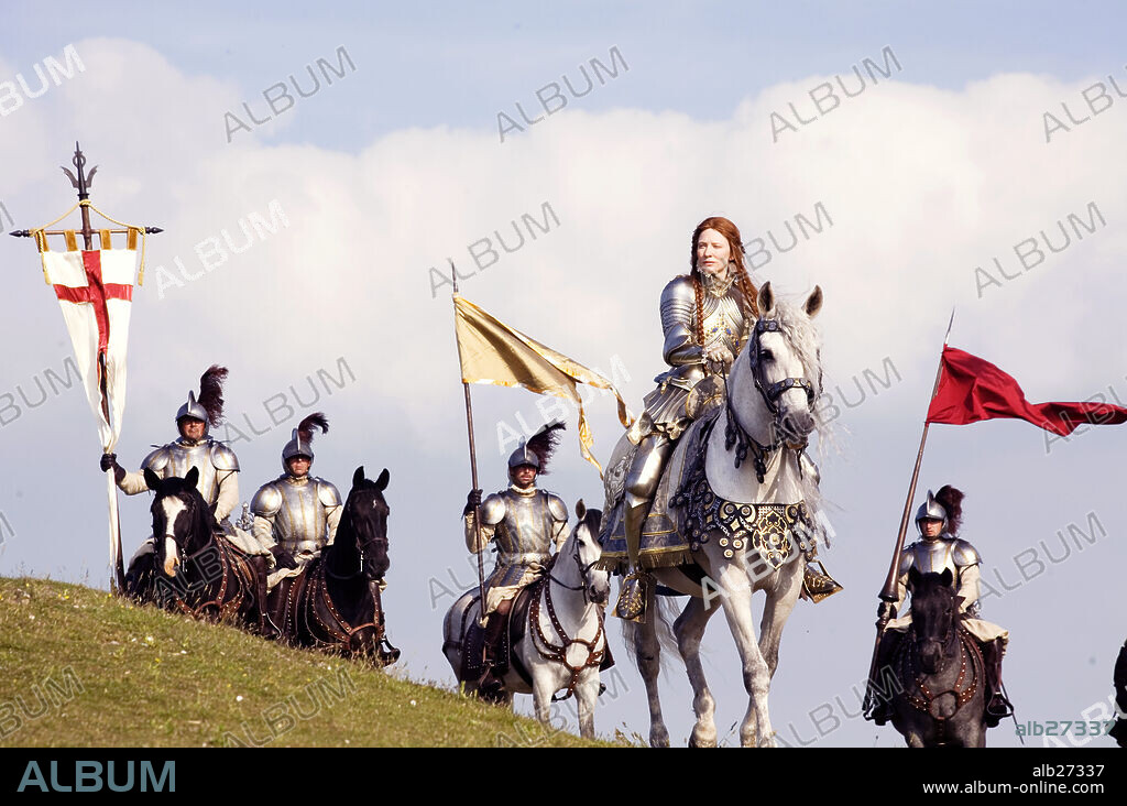 CATE BLANCHETT en ELIZABETH: LA EDAD DE ORO, 2007 (ELIZABETH: THE GOLDEN AGE), dirigida por SHEKHAR KAPUR. Copyright STUDIO CANAL / SPARHAM, LAURIE.