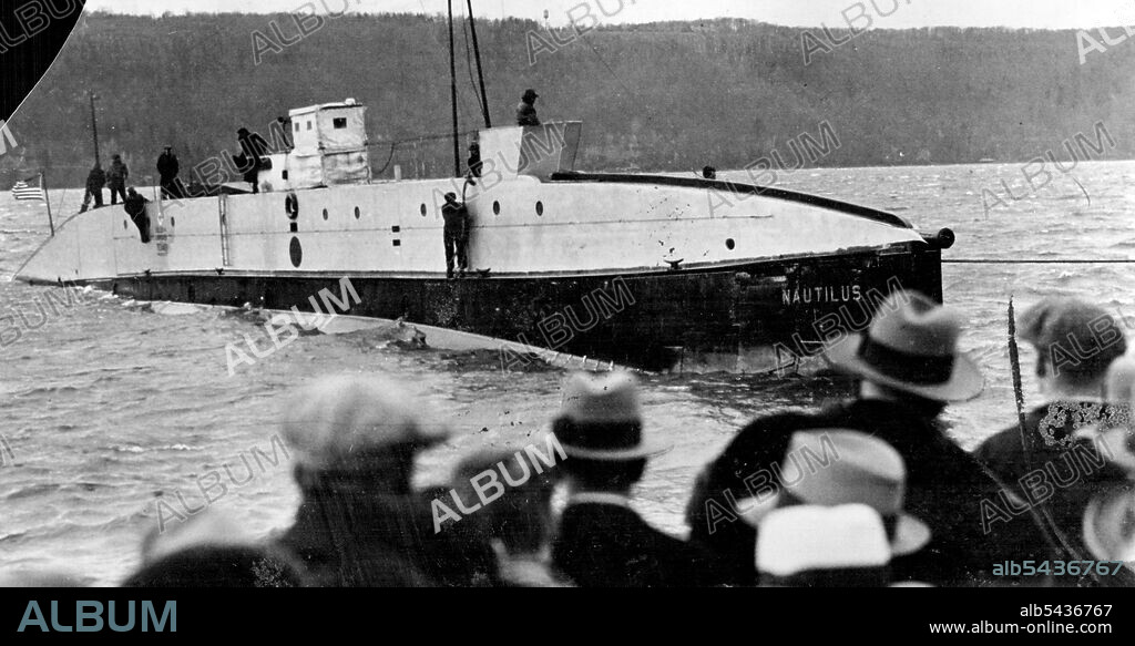 "Nautilus" The Submarine in which Sir Hubert Wilkins will sail under the North Pole. June 14, 1931.