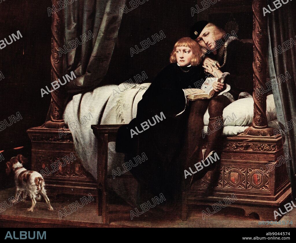 Hippolyte Delaroche (17 July 1797 4 November 1856), commonly known as Paul Delaroche, was a French painter born in Paris. The Children of Edward (1831, oil-on-canvas, Louvre). King Edward V and the Duke of York in the Tower of London, by Paul Delaroche.