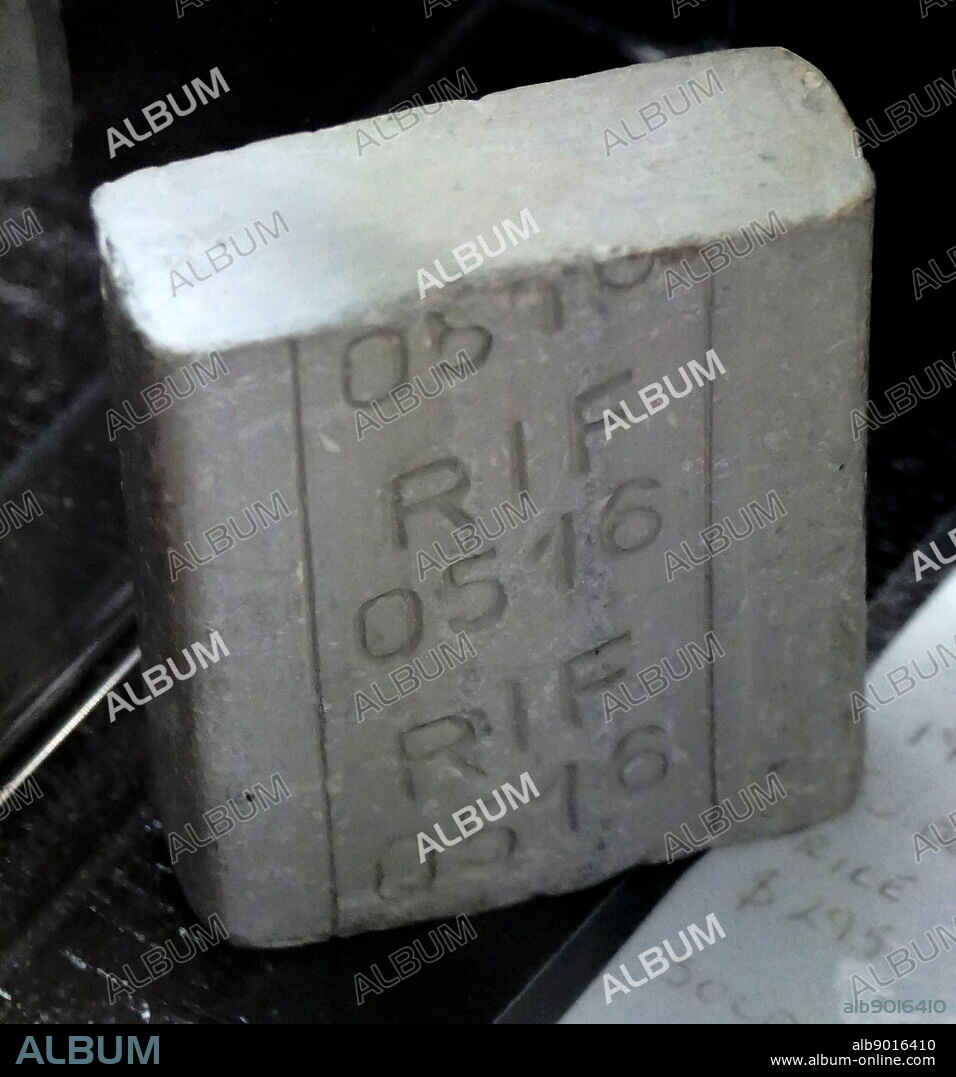 Bars of artificial soap given to prisoners in concentration camp before entering the gas chamber. They were given these bars of "soap" to sell the illusion that they were going for a shower.