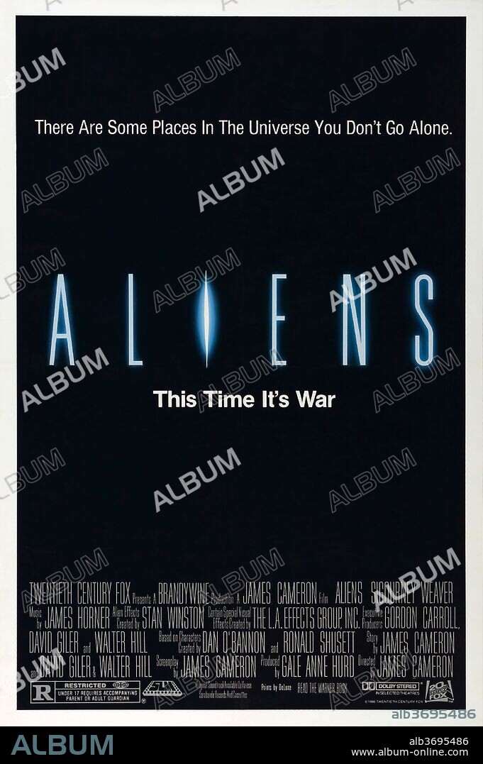 Poster de ALIENS, EL REGRESO, 1986 (ALIENS), dirigida por JAMES CAMERON. Copyright 20TH CENTURY FOX.