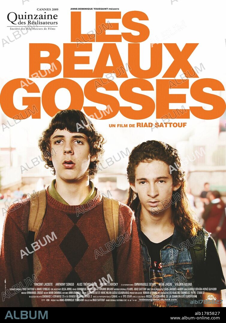 Poster of THE FRENCH KISSERS, 2009 (LES BEAUX GOSSES), directed by RIAD SATTOUF. Copyright LES FILMS DES TOURNELLES.