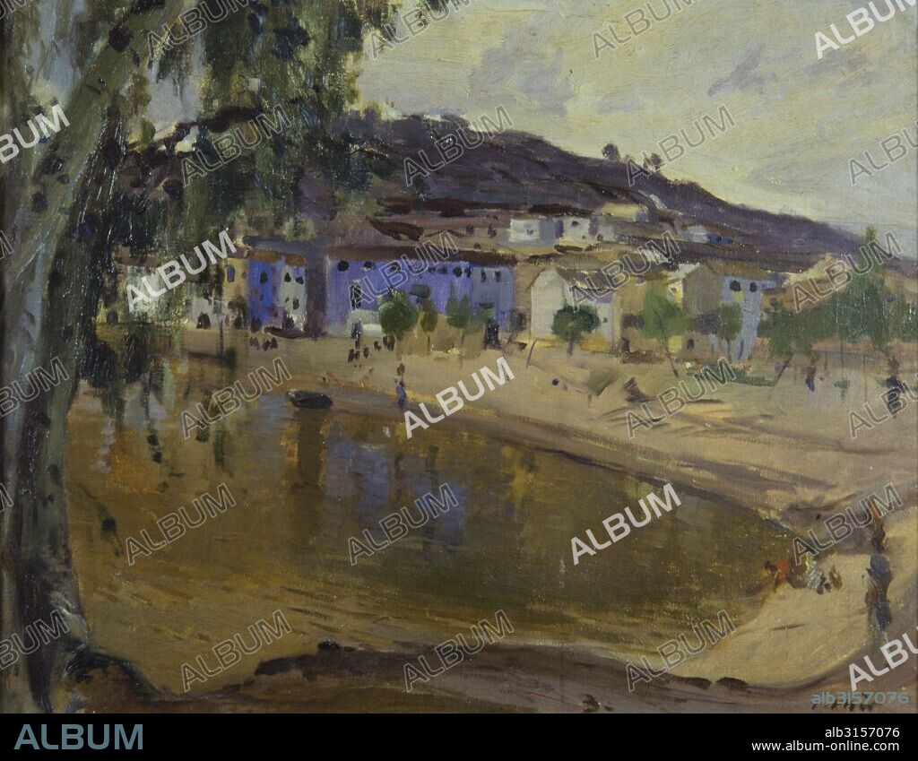 JOAQUIM MIR I TRINXET. Miravet. Óleo sobre lienzo, 1910.