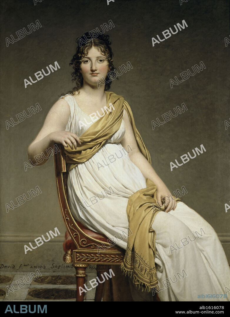 Portrait of Madame Verninac   1798-99  Jacques-Louis David (1748-1825/French)   Musee du Louvre, Paris.