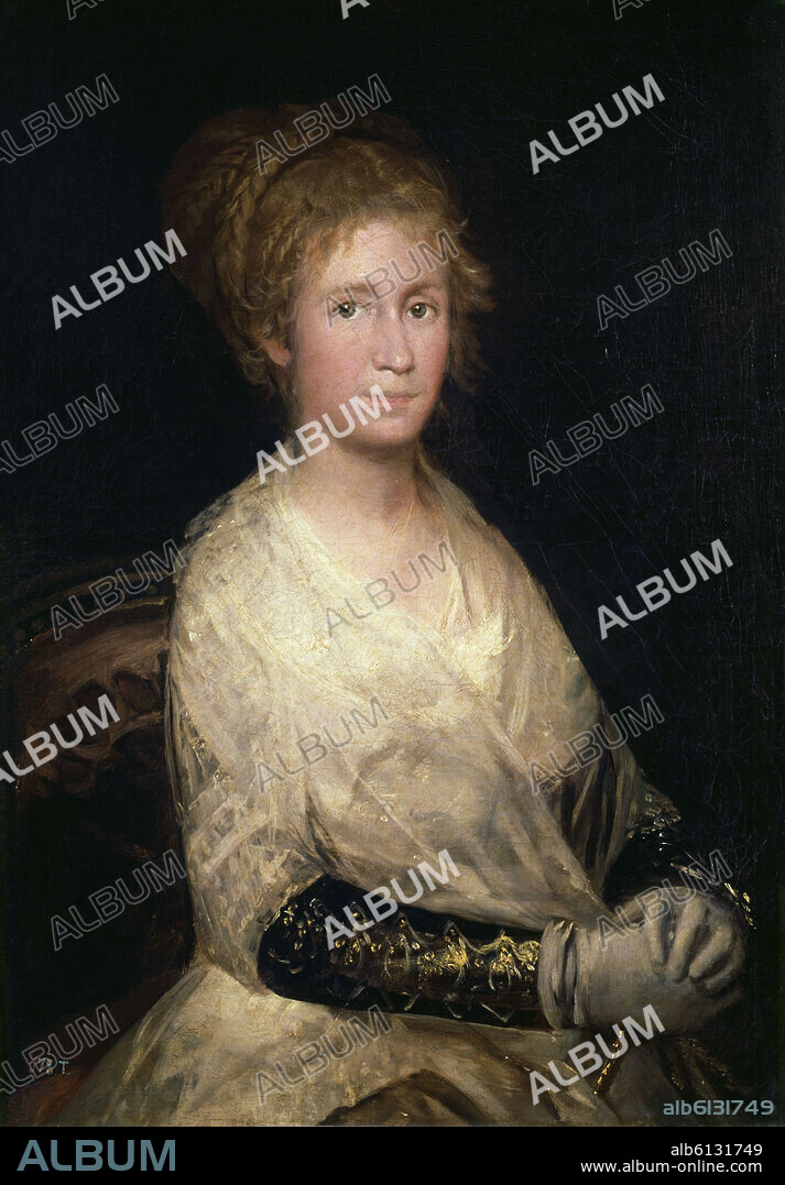 FRANCISCO GOYA Y LUCIENTES DE (1746-1828). JOSEFA BAYEU Y BUBIAS (1747-1812) - ESPOSA DE GOYA - HACIA 1798 - OLEO/LIENZO - 82x58 cm - NP 722.