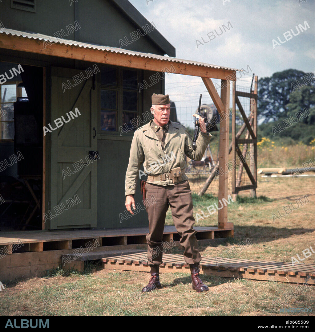 LEE MARVIN en DOCE DEL PATÍBULO, 1967 (THE DIRTY DOZEN), dirigida por ROBERT ALDRICH. Copyright M.G.M.