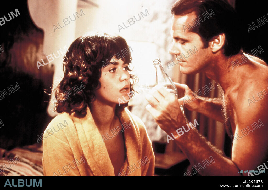 JACK NICHOLSON y MARIA SCHNEIDER en EL REPORTERO, 1975 (PROFESSIONE: REPORTER), dirigida por MICHELANGELO ANTONIONI. Copyright M.G.M.