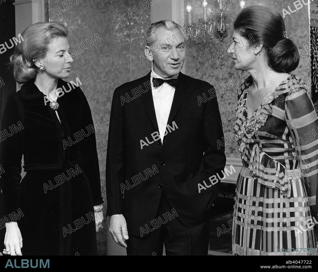 General Haim Bar-Lev (1924-1994), JPA Dinner, Royal Lancaster Hotel, London, 1972. Haim Bar-Lev rose from the rank of private to become eighth chief of staff of the Israel Defense Forces.