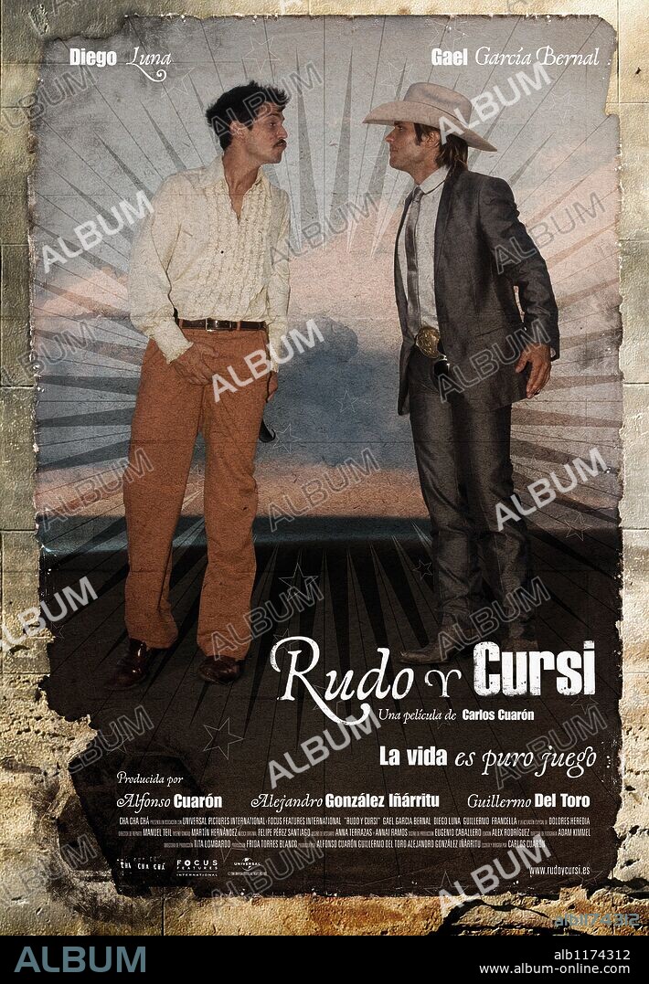 Poster de RUDO Y CURSI, 2008, dirigida por CARLOS CUARON. Copyright SONY PICTURES CLASSICS.