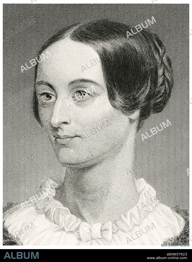 Emily Chubbuck Judson (1817-54), Pseudonym, Fanny Forester, American Poet, Head and Shoulders Portrait, Steel Engraving, Portrait Gallery of Eminent Men and Women of Europe and America by Evert A. Duyckinck, Published by Henry J. Johnson, Johnson, Wilson & Company, New York, 1873.