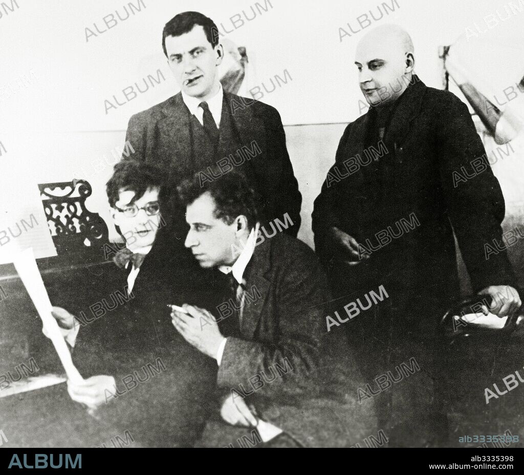 ALEXEI ALEXEEVICH TEMERIN. Dmitri Shostakovich, Vladimir Mayakovsky, Vsevolod Meyerhold and Alexander Rodchenko.