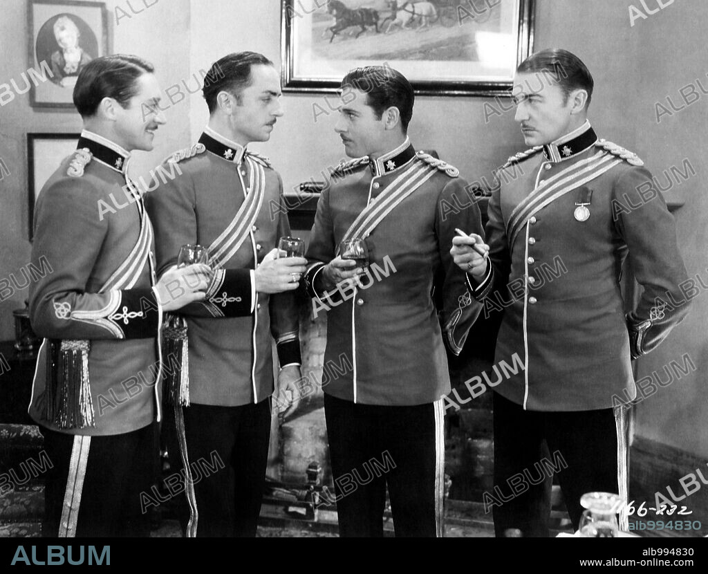 RICHARD ARLEN and WILLIAM POWELL in THE FOUR FEATHERS, 1929, directed by ERNEST B. SCHOEDSACK, LOTHAR MENDES and MERIAN C. COOPER. Copyright PARAMOUNT PICTURES.