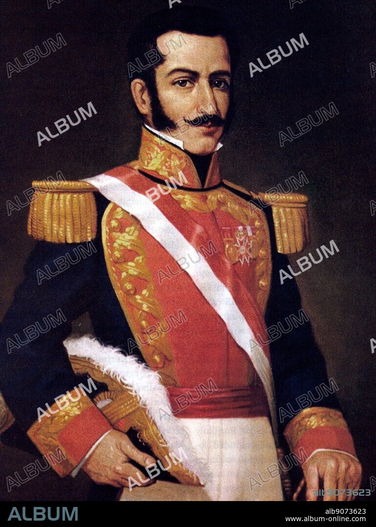 Felipe Santiago de Salaverry (1805-1836) Peruvian soldier, politician and, from 1835 to 1836, President of Peru.