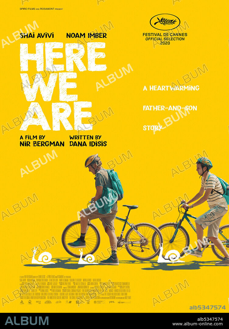 Poster de SIEMPRE CONTIGO, 2020 (HERE WE ARE), dirigida por NIR BERGMAN. Copyright Spiro Films / Rosamont.