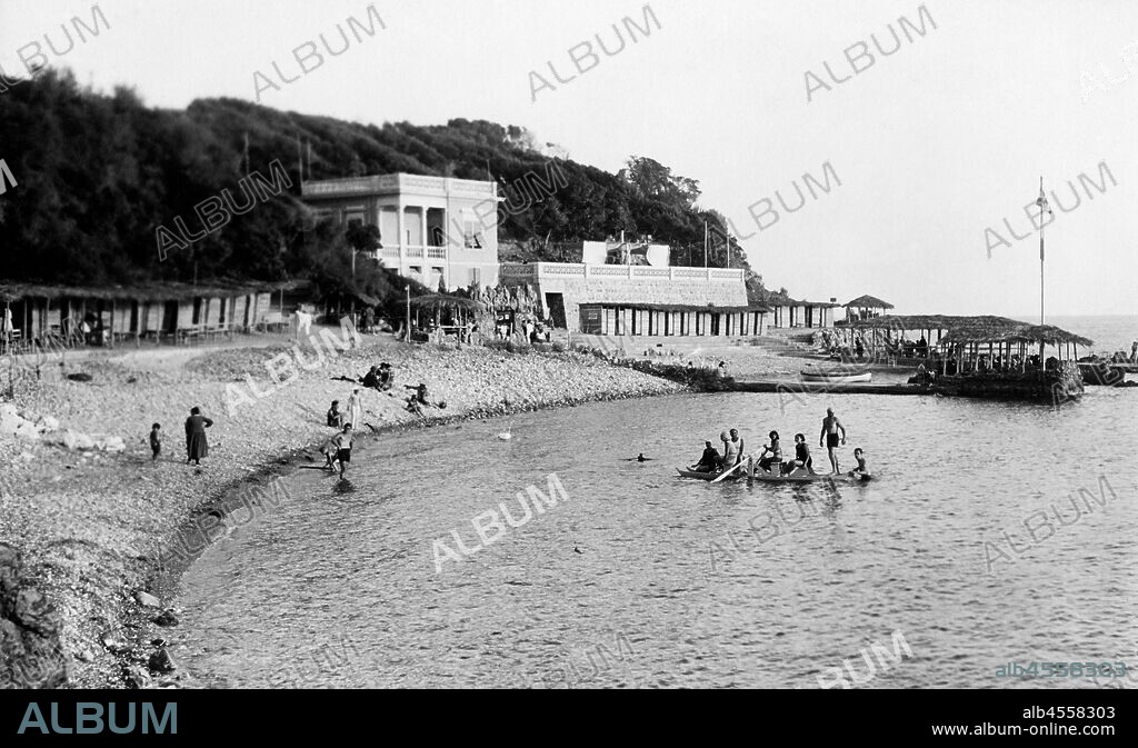 Bathouse paolieri, quercianella, Tuscany, italy 1920 1930.