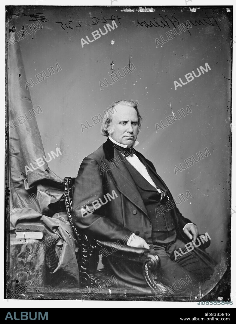 Hon. Henry Wilson of Mass., between 1860 and 1875. [Henry Wilson (born Jeremiah Jones Colbath), Union Army officer and anti-slavery politician: vice president of the United States].
