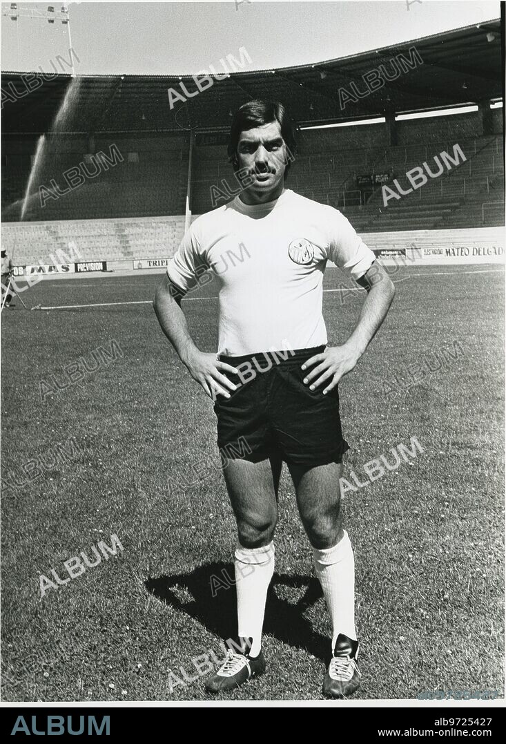 Junio 1974. Enrique, de la U.D. Salamanca.