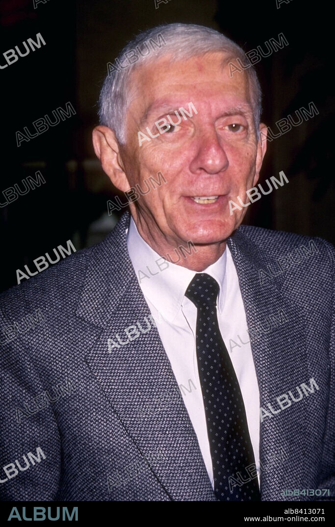 Jun 23, 2006- Hollywood, CA, USA - Guiness Book Record for TV's most prolific producer, AARON SPELLING (April 22, 1923-June 23, 2006), 83, died at the family's estate, the largest single-family dwelling in California, dubbed 'The Manor'. Producer of Daniel Boone (1964-70), The Mod Squad (1968-73), The Rookies (1972-76), Starsky and Hutch (1975-79), Family (1976-80), Charlie's Angels (1976-81), The Love Boat (1977-86), Fantasy Island (1978-84), Vega$ (1978-81), Hart to Hart (1979-84), Dynasty (1981-89), T.J. Hooker (1982-86), Hotel (1983-88), Beverly Hills 90210 (1990-2000), Melrose Place (1992-99), 7th Heaven (1996- ) and Charmed (1998-2006). Critics called him master of 'schlock TV' and 'jiggle TV.' He said, rather please 30 million viewers than 300 critics. Produced more than 140 TV movies, including 'The Boy in the Plastic Bubble' a 1976 movie - John Travolta's first dramatic role. 1986 Forbes listed his wealth at 00 million. PICTURED: April 29, 1994 - Attending the 39th Annual Genie Awards luncheon honoring Heather Locklear held at the Beverly Hilton Hotel in Beverly Hills ,CA. (©) Copyright 2006 Michelson (Credit Image: © Michelson/ZUMAPRESS.com).