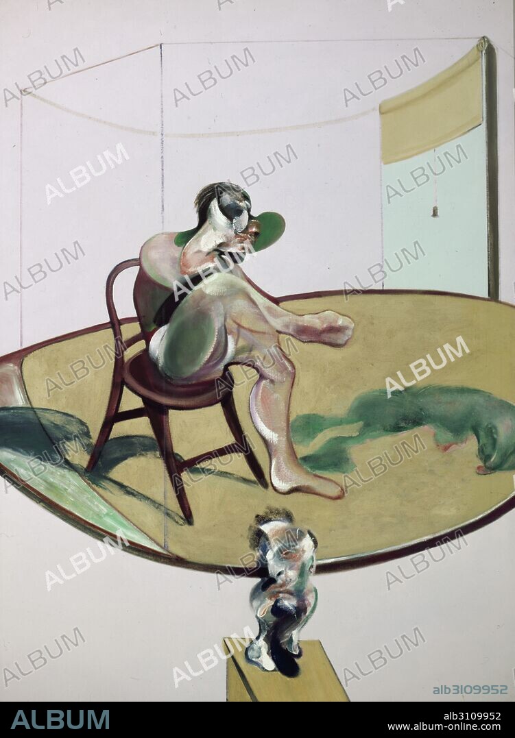 FRANCIS BACON. Estudios de George Dyer con perro.