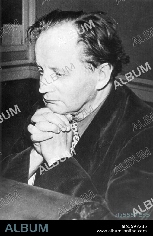 Kempff, Wilhelm Pianist, Jüterbog 25.11.1895 - Positano (Italien). 23.5.1991. Porträtaufnahme, 1958.