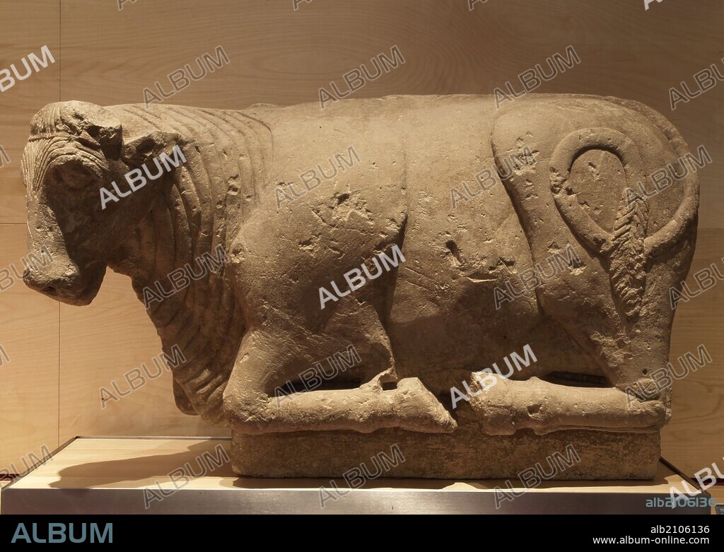 ESCULTURA IBERICA: TORO DE OSUNA (S.V.AC). (DEPOSITO: MUSEO ARQUEOLOGICO NACIONAL).