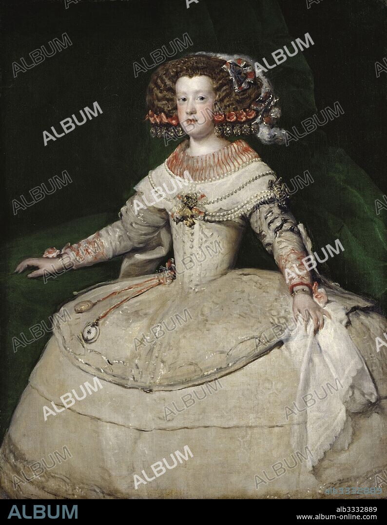 DIEGO VELAZQUEZ. The infanta Maria Theresa of Spain.