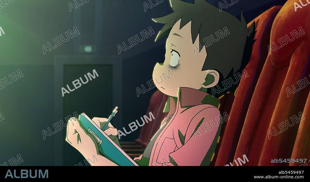 POMPO: LA MAGIA DEL CINE, 2021 (EIGA DAISUKI POMPO-SAN), dirigida por TAKAYUKI HIRAO. Copyright CLAP Animation Studio.