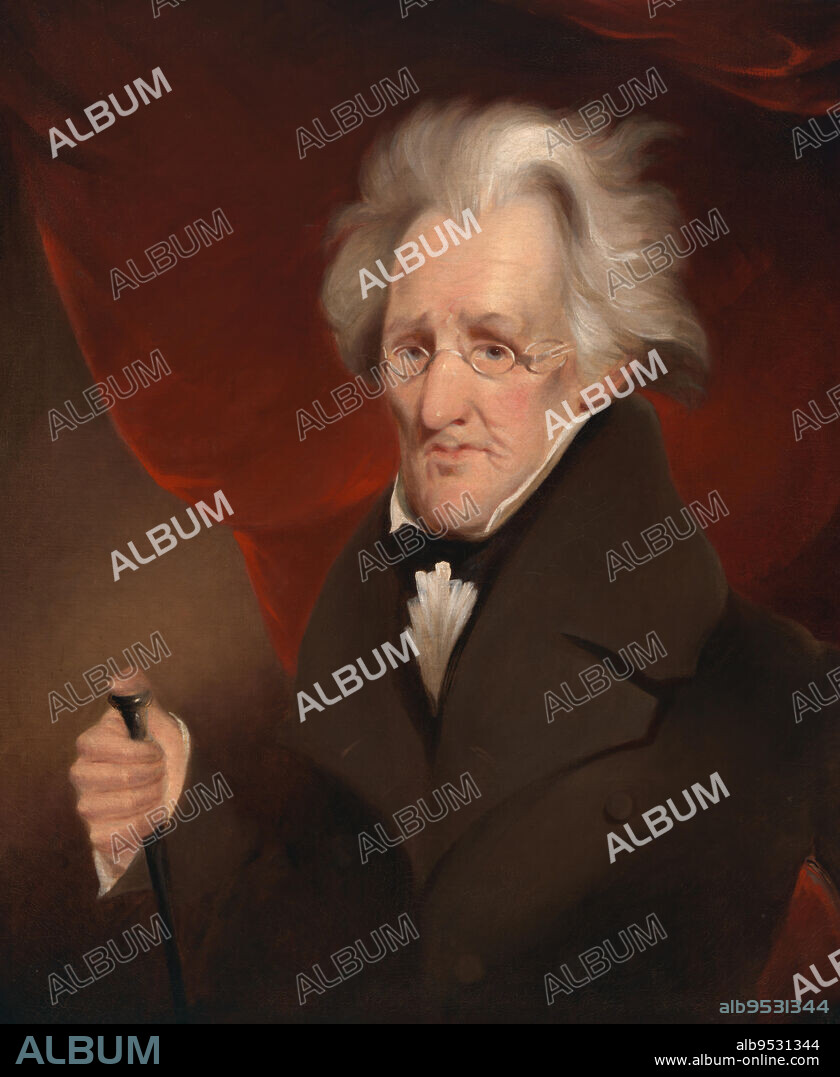 TREVOR THOMAS FOWLER. Andrew Jackson. oil on canvas. Date: 1840.