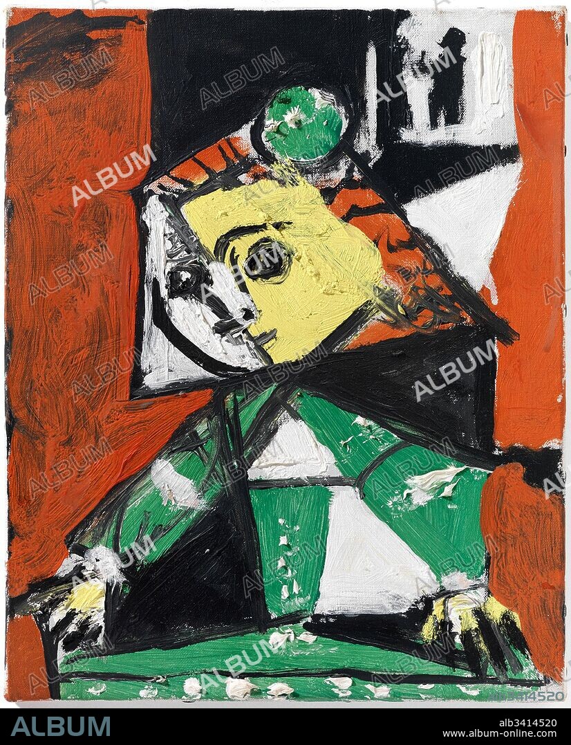 Pablo Picasso / "Las Meninas (Isabel de Velasco)", 1957, Oil on canvas, 27 x 22 cm, MPB 70,483.