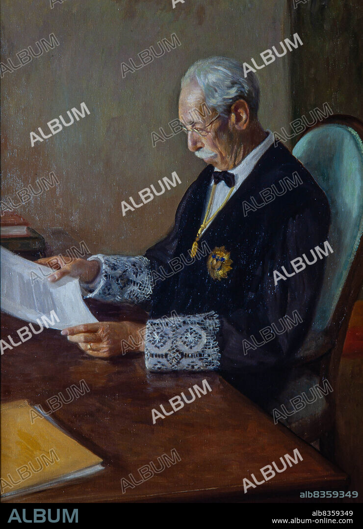RAMÓN PICHOT SOLER. Ramon Pichot i Soler / 'Retrato de Lluís Serrahima', 1951. Ilustre Colegio de la Abogacía de Barcelona.