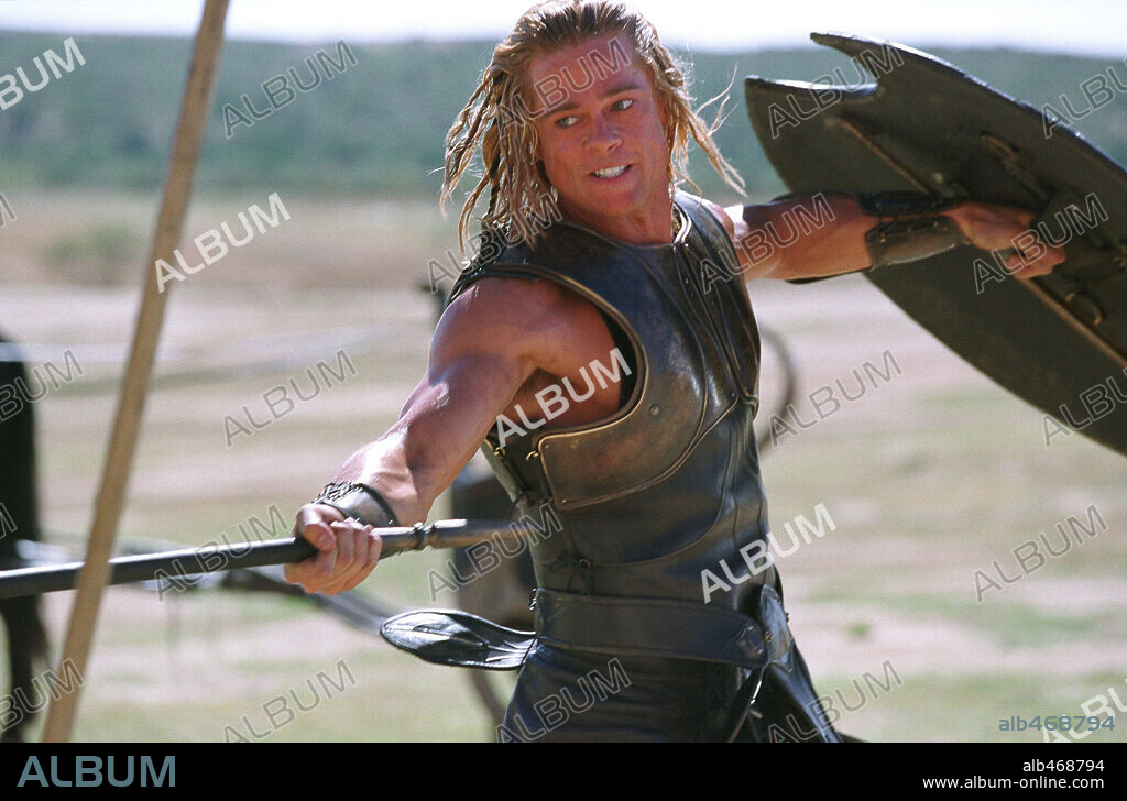 BRAD PITT in TROY, 2004, unter der Regie von WOLFGANG PETERSEN. Copyright WARNER BROS. / CLOSE, MURRAY.