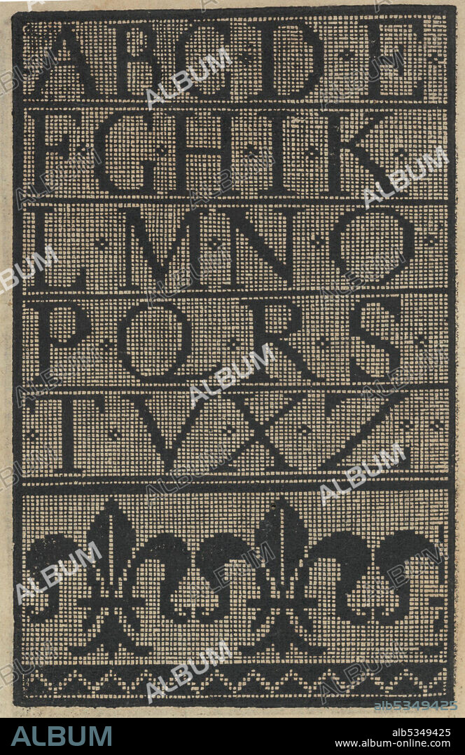 GIOVANNI ANDREA VAVASSORE and FLORIO VAVASSORE. Esemplario di Lauori..., page 14 (recto), August 1, 1532. [From a book of needlework designs].