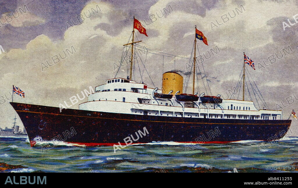 Her Majesty's Yacht Britannia, also known as the Royal Yacht Britannia, is the former royal yacht of the British monarch, Queen Elizabeth II, in service from 1954 until 1997. During her 43-year career, the yacht travelled more than a million nautical miles around the globe.