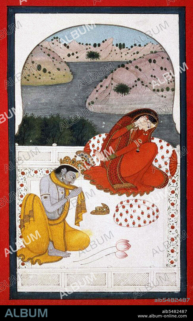 The Ashta-Nayika is a collective name for eight types of nayikas or heroines as classified by Bharata in his Sanskrit treatise on performing arts, the Natya Shastra. The eight nayikas represent eight different states (avastha) in relationship to her hero or nayaka. As archetypal states of the romantic heroine, it has long been used as theme in Indian painting, literature, sculpture as well as Indian classical dance.