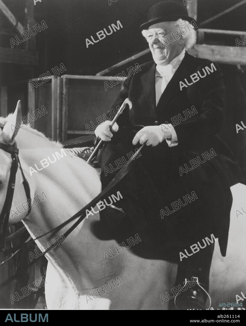 MARGARET RUTHERFORD in MURDER AT THE GALLOP, 1963, directed by GEORGE POLLOCK. Copyright M.G.M BRITISH.