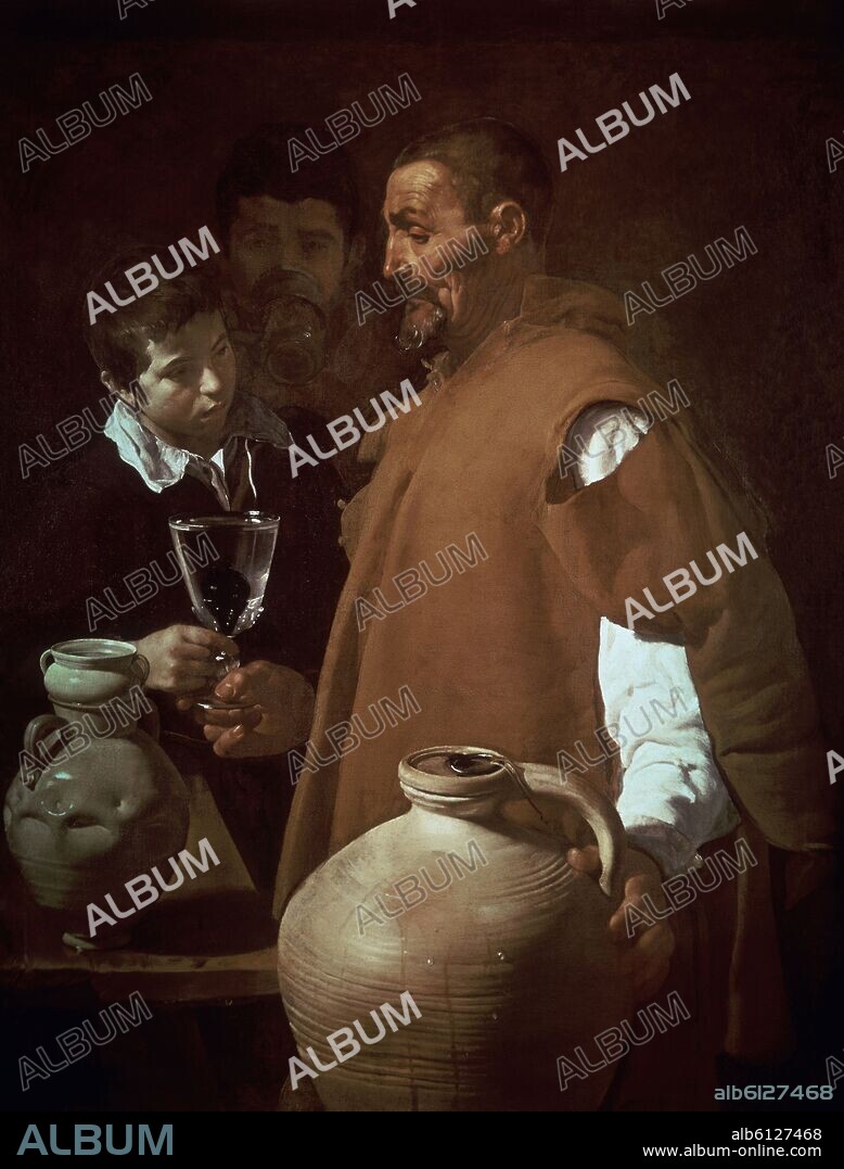 DIEGO VELAZQUEZ (1599-1660). EL AGUADOR DE SEVILLA - 1620 - O/L - BARROCO ESPAÑOL - 106x82 CM.