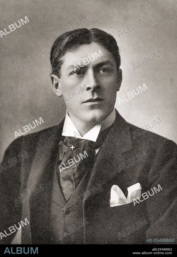 Sir George Alexander, 1858 –1918, born George Alexander Gibb Samson. English actor, theatre producer and theatre manager. After a contemporary photograph.